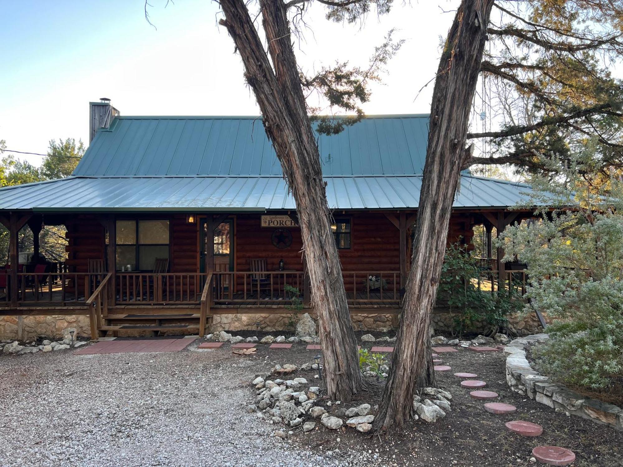 Lake Whitney Log Cabin Lakewood Harbor Exteriör bild