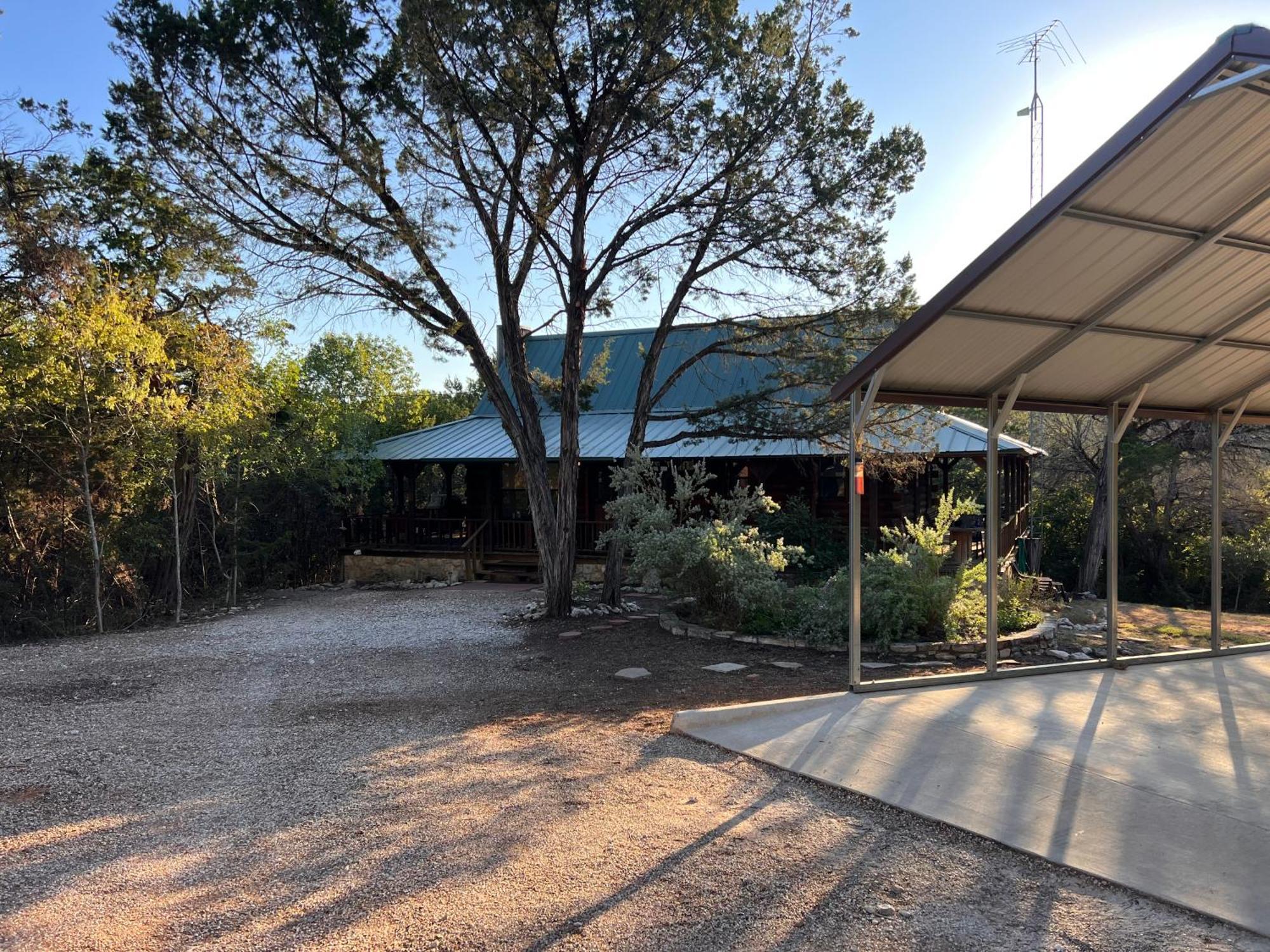Lake Whitney Log Cabin Lakewood Harbor Exteriör bild
